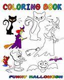 Funny Halloween - Coloring Book