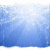 Abstract blue Christmas / winter background