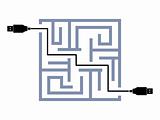 maze of usb link vector