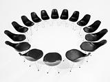 Black Chairs in a circle