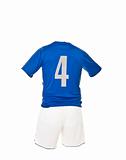 Football shirt with number 4