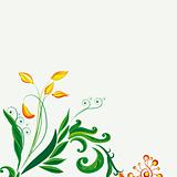 Fairy floral background