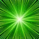 green ray of a star 