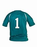Football shirt with number one