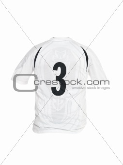 Football shirt with number 3