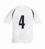 Football shirt with number 4