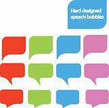 Designed speech bubbles