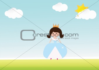 Illustrated princess