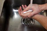 Scrubbing Hands
