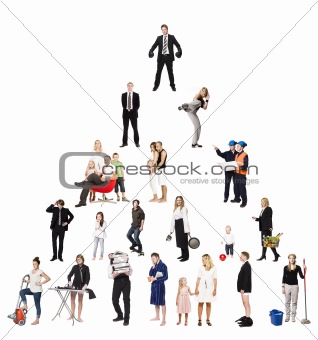 Pyramid of Real People
