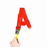Painting Letter A