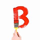 Painting Letter B