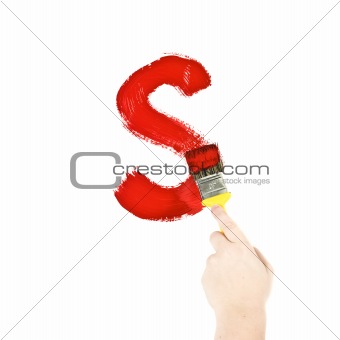 Painting Letter S