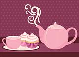 Cupcake and Tea