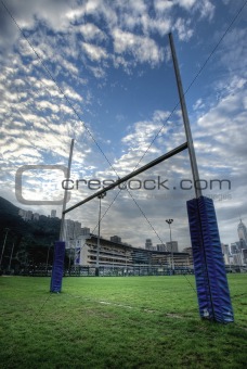 rugby goalposts