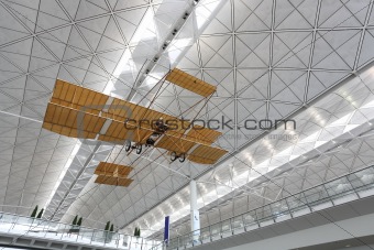ceiling of Hong Kong International Airport