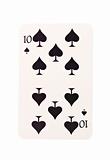 Ten of spades