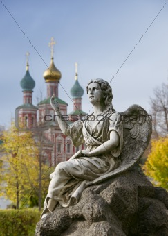 Moscow, the New maiden monastery,angel