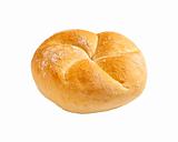 Fresh bread on a white background 