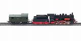 Toy Steam Train and freight car