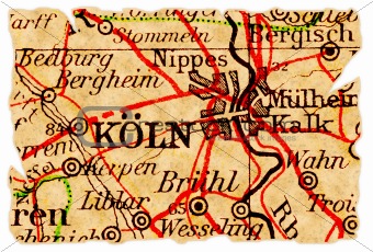 Cologne old map