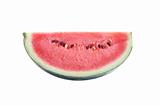 slice of watermelon isolated on white background