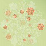 Floral abstract background - vector illustration