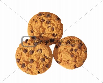 cookies isolated over white background