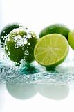 limes and water