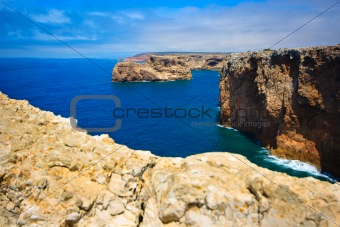 Cap, rock - coast at Portugal