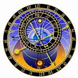 astronomical clock - vector