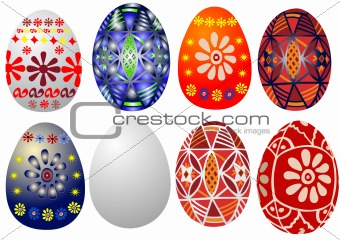 Easter Eggs - vector