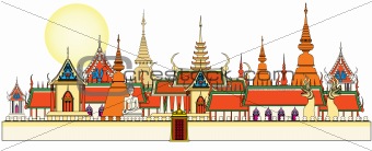 Bangkok royal palace