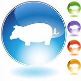 Pig Crystal Icon