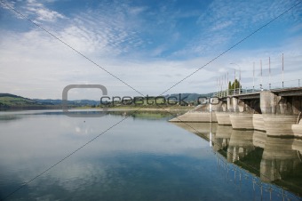 dam reservoir in asturias