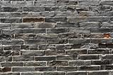old Chinese blue bricks wall