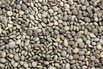 round peeble stones background