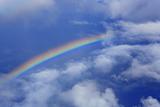 real rainbow in sky