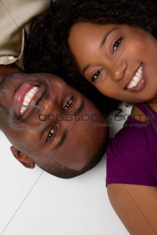 Smiling Black Couple