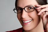 Woman Wearing Glasses