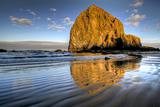 Reflection of Haystack Rock at Cannon Beach 2