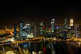 Singapore City Skyline at Night