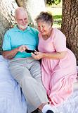 Senior Couple with Smart Phone