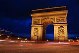 Triumph Arch at night