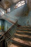 old hospital stairs