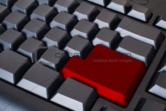 Empty Red Enter button