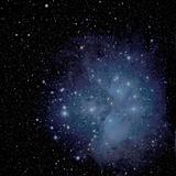 Pleiades Group and Merope Nebula