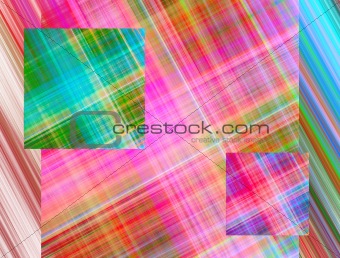 Color stripes and squares background
