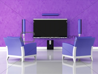 purple home theater