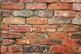 Old brick wall background horizontal